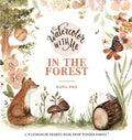 Watercolor with Me in the Forest - Paperback