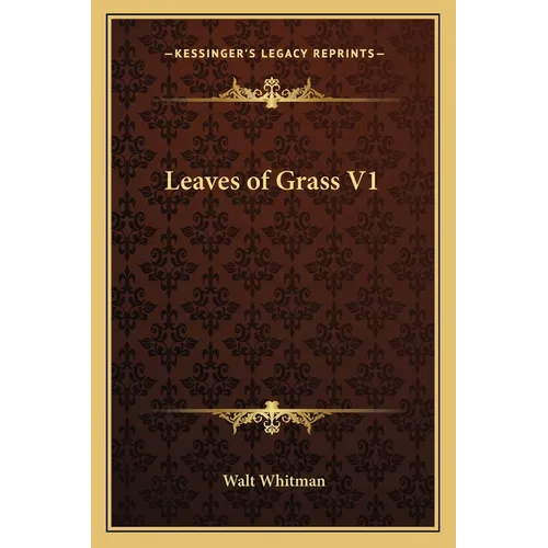 Leaves of Grass V1 - Paperback