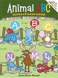 Animal ABC Super Sticker Book - Paperback