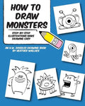How to Draw Monsters: Step-by-Step Illustrations Make Drawing Easy - Paperback