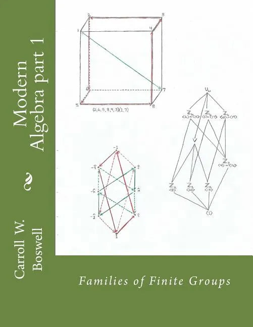 Modern Algebra part 1: Families of Finite Groups - Paperback