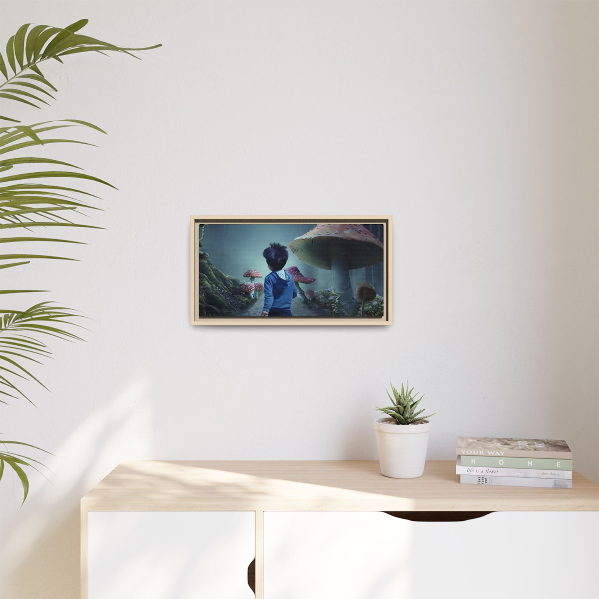 Matte Canvas, Framed (Multi-color)