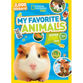 National Geographic Kids My Favorite Animals Super Sticker Activity Book - Paperback