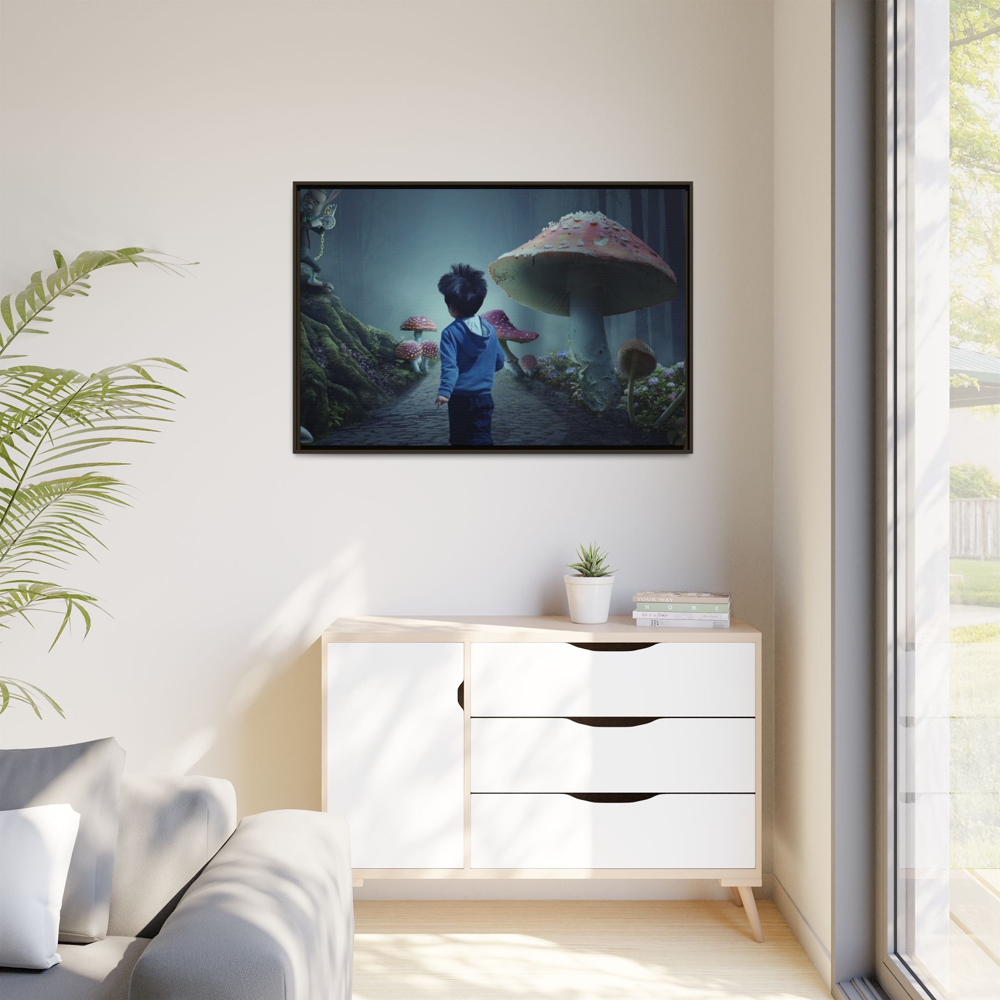 Matte Canvas, Framed (Multi-color)