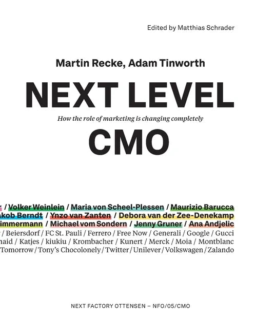 Next Level CMO: How the role of marketing is changing completely - Paperback