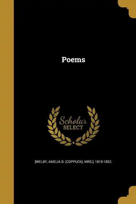 Poems - Paperback