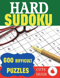 Hard Sudoku: 600 Difficult Puzzles - Paperback