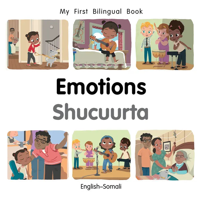 My First Bilingual Book-Emotions (English-Somali) - Board Book