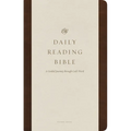 ESV Daily Reading Bible: A Guided Journey Through God's Word (Trutone, Brown) - Imitation Leather