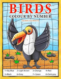 Birds: Colour by Number book for Kids and preschoolers - Paperback