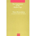 The Legitimacy of the Modern Age - Paperback