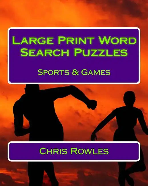Large Print Word Search Puzzles Sports & Games - Paperback