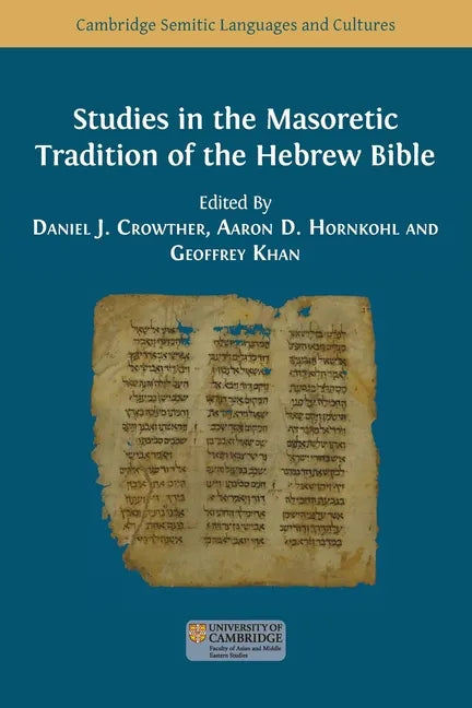 Studies in the Masoretic Tradition of the Hebrew Bible - Paperback
