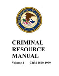 Criminal Resource Manual: 1500-1999 - Paperback