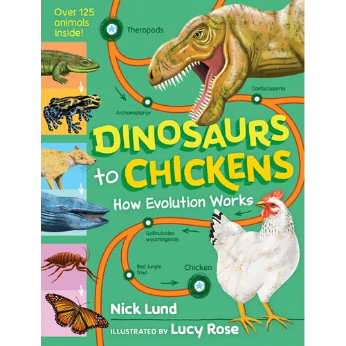 Dinosaurs to Chickens: How Evolution Works - Hardcover