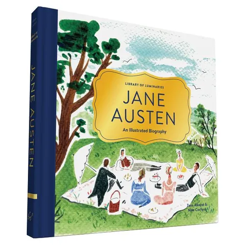 Library of Luminaries: Jane Austen: An Illustrated Biography - Hardcover