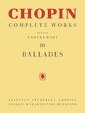 Ballades: Chopin Complete Works Vol. III - Paperback