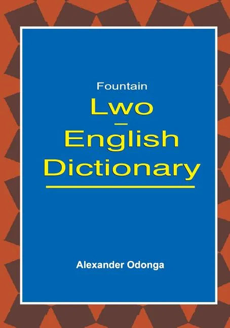 Lwo English Dictionary - Paperback