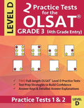 2 Practice Tests for the OLSAT Grade 3 (4th Grade Entry) Level D: Gifted and Talented Test Prep for Grade 3 Otis Lennon School Ability Test - Paperback