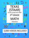 3rd Grade TEXAS STAAR, MATH: 2019: 3rd Grade Texas Assessment Academic Readiness MATH Test prep/study guide - Paperback