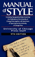 The Chicago Manual of Style by University - Paperback