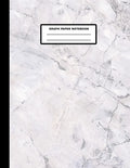 Graph Paper Notebook: Marble Cover Design - Quad Ruled - 120 Pages - 8.5" X 11" - Matte Finished Soft Cover - Paperback