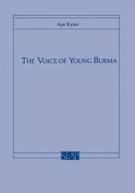 The Voice of Young Burma - Paperback