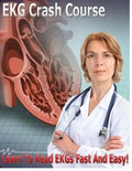 EKG Crash Course: Learn to read EKGs Fast and Easy! - Paperback