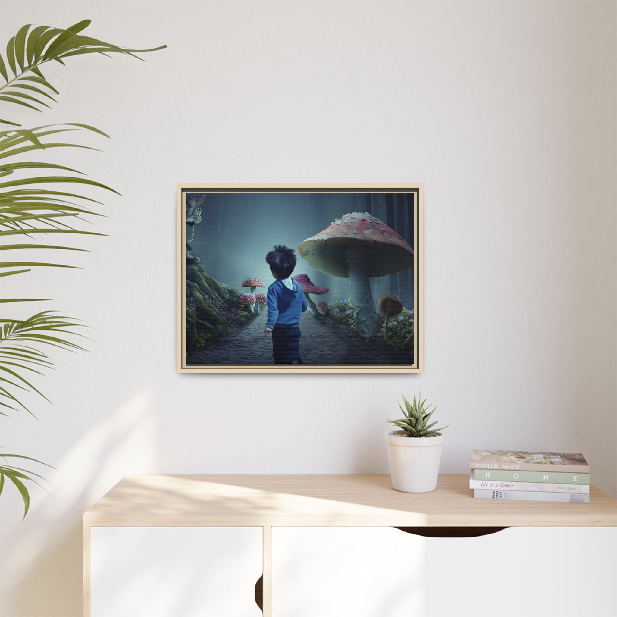 Matte Canvas, Framed (Multi-color)