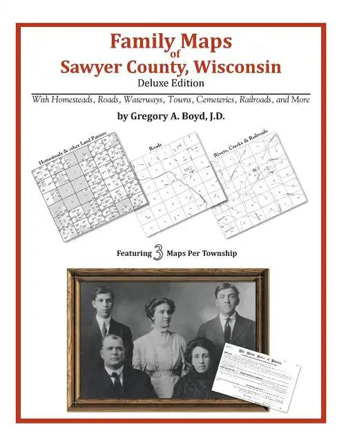 Family Maps of Sawyer County, Wisconsin - Paperback