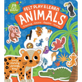Felt Play & Learn Animals - Board Book