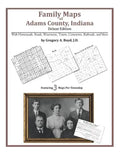 Family Maps of Adams County, Indiana - Paperback