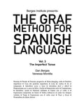 The Graf Method for Spanish Language, Vol 3: The Imperfect Tense - Paperback