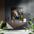 Picasso Style Brushed Aluminium Dibond Wall Art
