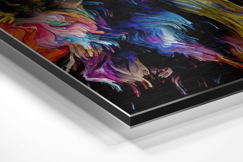Feel  the Music Brushed Aluminium Dibond Wall Art