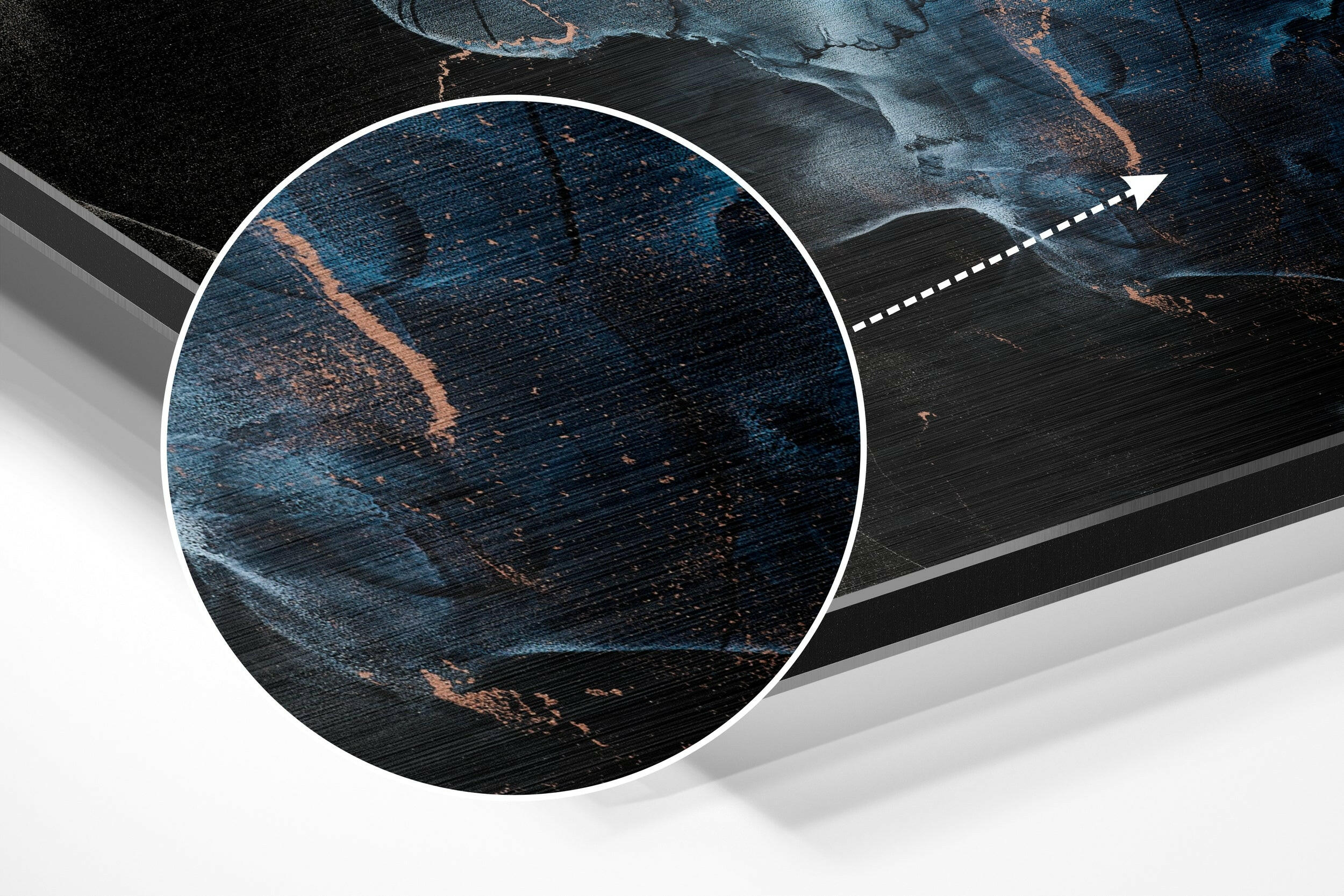 Marmoreal Brushed Aluminium Dibond Wall Art