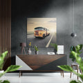 To the Road Brushed Aluminium Dibond Wall Art