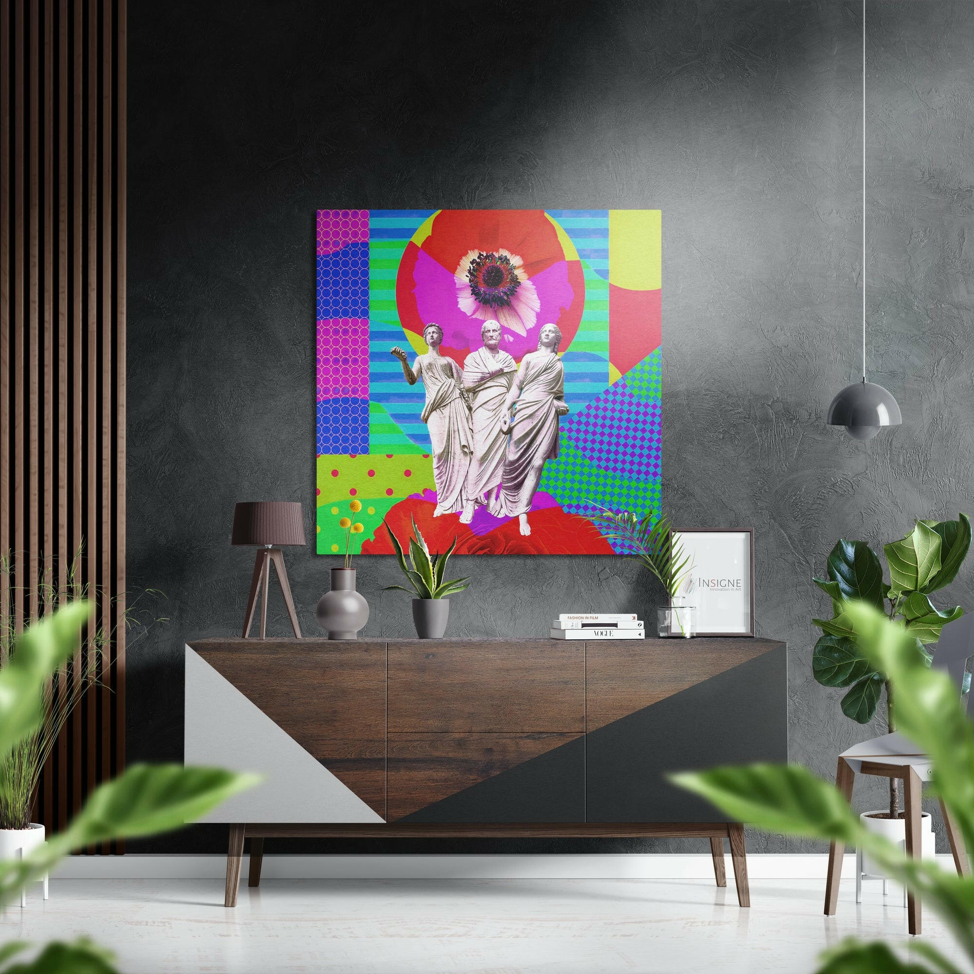 The Art of Sculpture Brushed Aluminium Dibond Wall Art