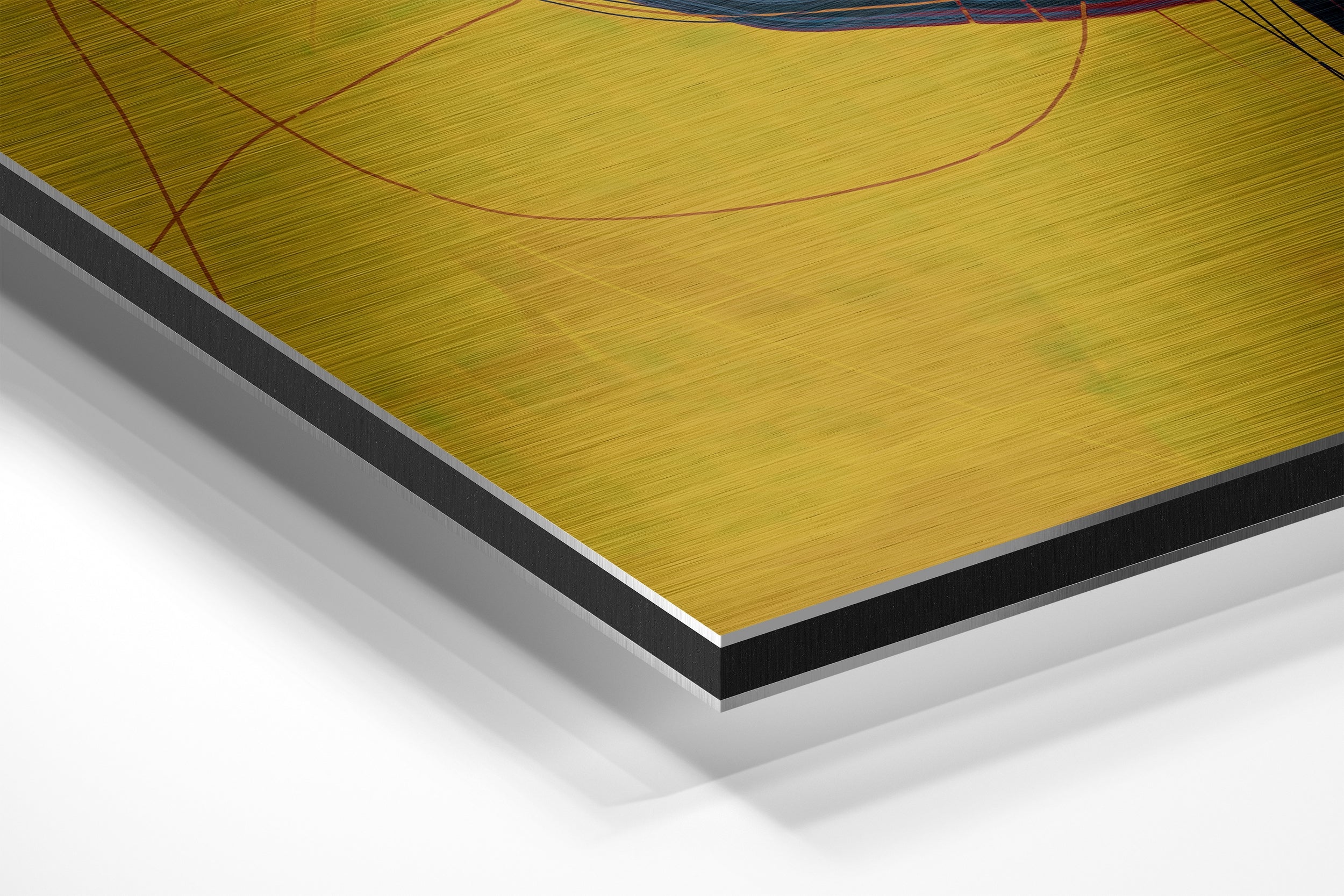 The Hole Brushed Aluminium Dibond Wall Art