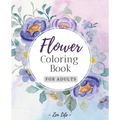 Flower Coloring Book for Adults: Botanical Garden Floral Patterns for Adults Relaxation - Paperback