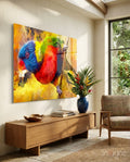 Parrot Glass Wall Art