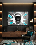 Scream Glass Wall Art