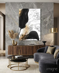 Leaves Glass Wall Art