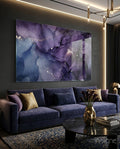 Abstract Depth Glass Wall Art