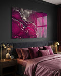 Abstract Depth Glass Wall Art