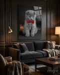 Cat Glass Wall Art