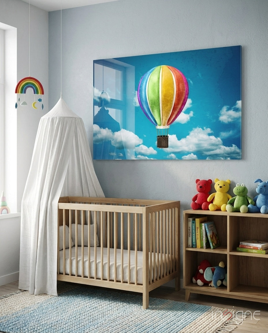 Balloon Glass Wall Art