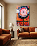 Abstract Glass Wall Art