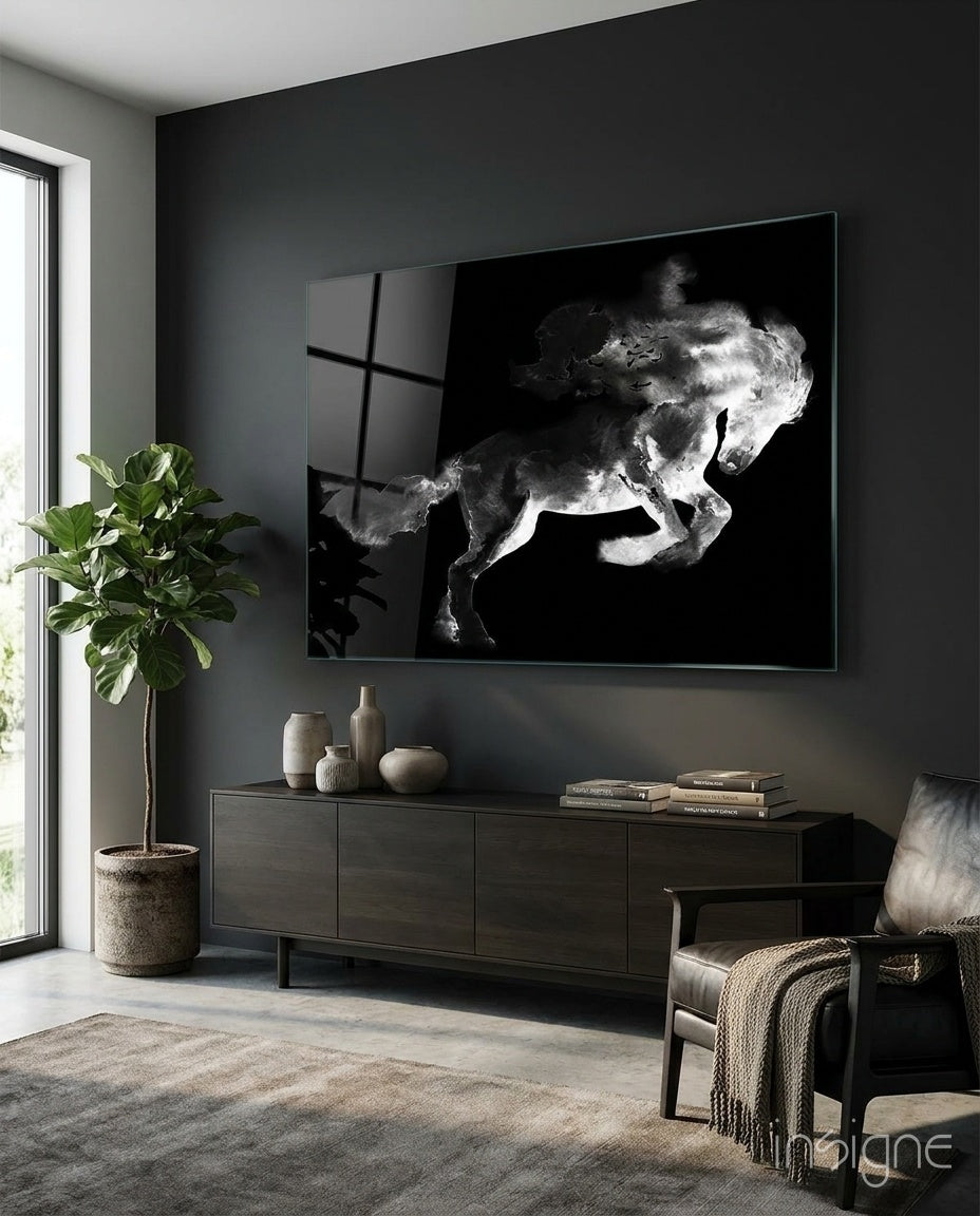Horse Glass Wall Art