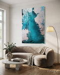 Colors of Abstraction Glass Wall Art